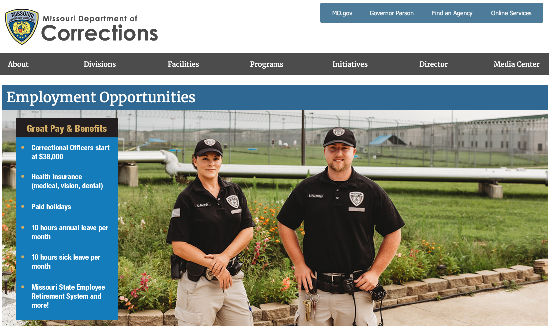 Probation and Parole Officer District 25 Poplar Bluff, MO Missouri